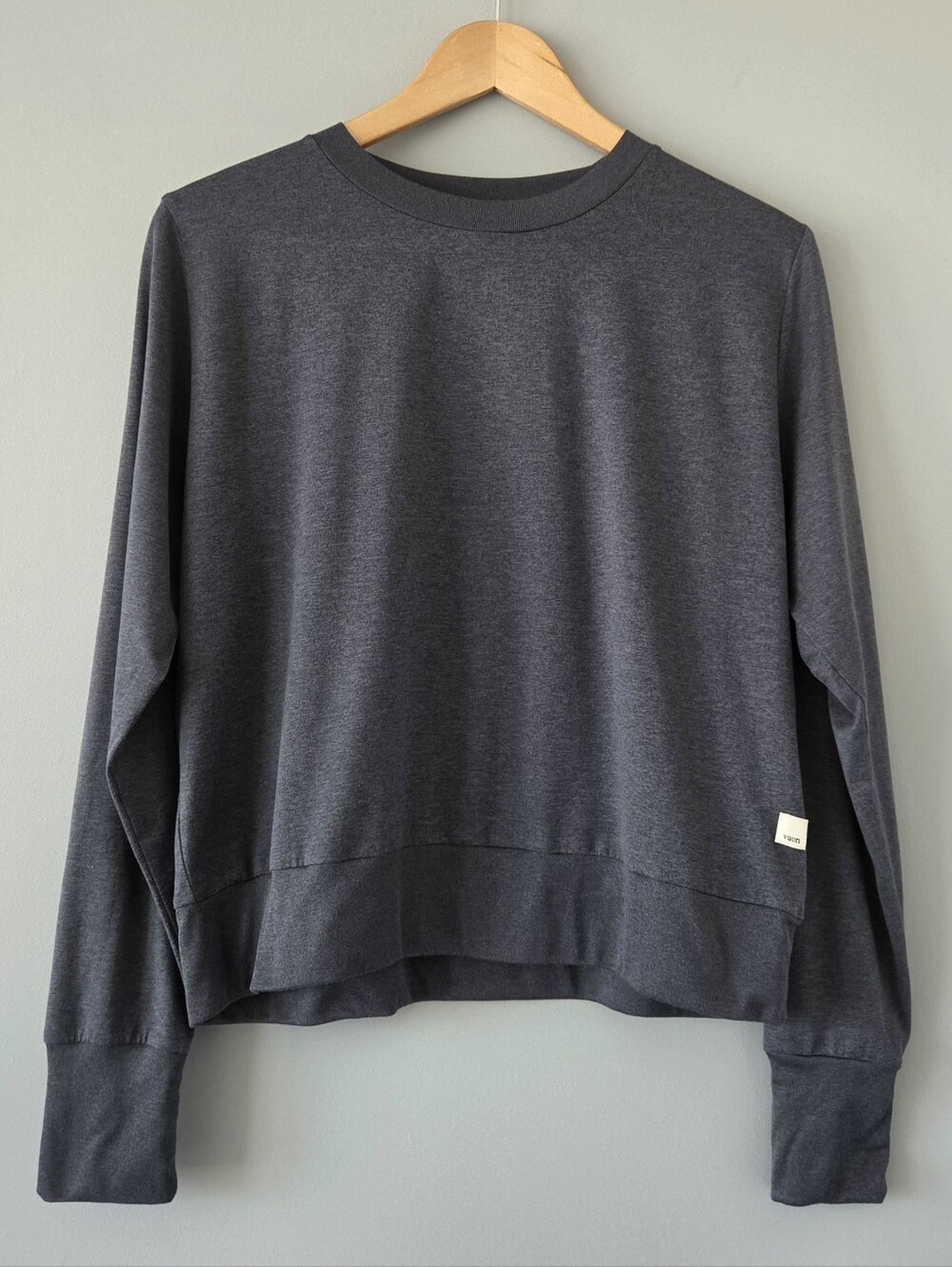 Vuori Women’s Daydream Crew - Size Large - Azure Heather - VW133